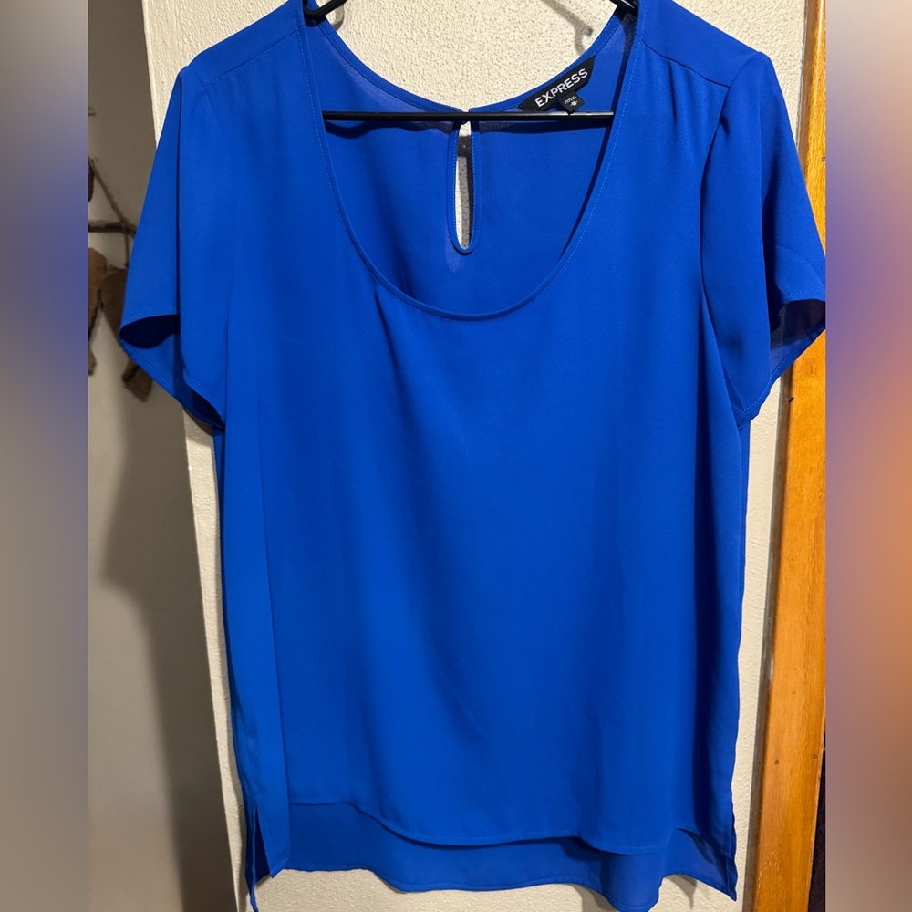 Express Women's Vibrant Blue Blouse